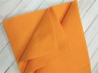Фетр мягкий размер 20х30 см, толщина 1 мм цвет оранжевый, 1 шт.