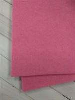 Фетр мягкий ТМ IDEAL размер 20х30 см, толщина 1 мм цвет розовый, 1 шт.