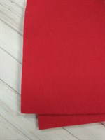 Фетр мягкий ТМ IDEAL размер 20х30 см, толщина 1 мм цвет ярко-красный, 1 шт.