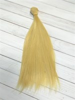 Трессы кукольные, длина 25 см, ширина 100 см, цвет золотистый блондин, 1 шт.