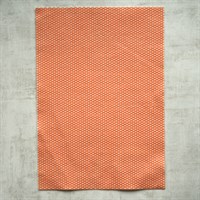 Фетр мягкий с рисунком, цвет оранжевый, размер 20х30 см, толщина 1 мм , 1 шт.
